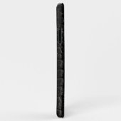 Schwarzer Krokodil-Hautdruck Case-Mate iPhone Hülle (Hinten/Rechts)