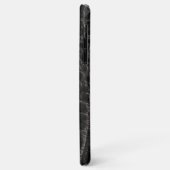 Schwarzer Krokodil-Hautdruck Case-Mate iPhone Hülle (Hinten/Links)