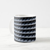 Schwarzer Kunststoffrahmen Kaffeetasse (Vorderseite Links)