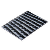 Schwarzer Kunststoffrahmen Notizblock (Linke Seite)