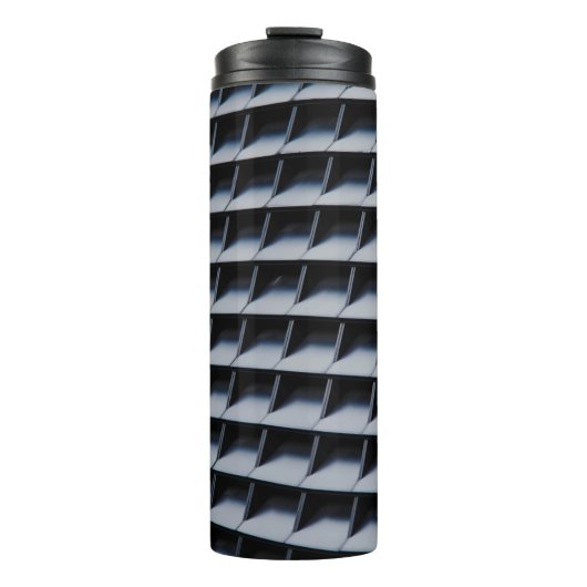 Schwarzer Kunststoffrahmen Thermosbecher (Vorderseite)