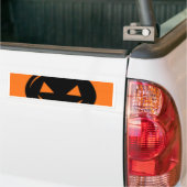 Schwarzer Kürbis Autoaufkleber (Auf Lkw)