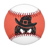 Schwarzer Kürbis Baseball (Rückseite)