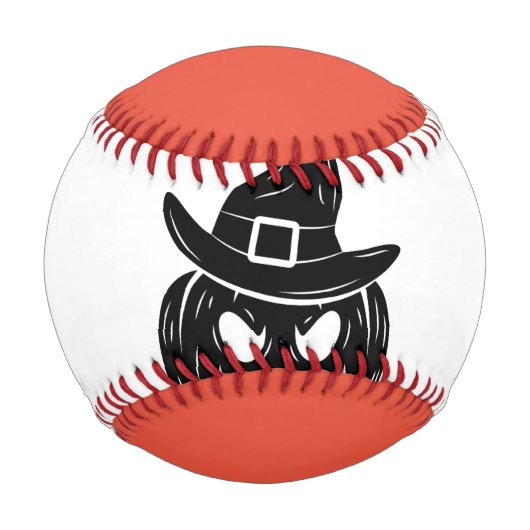 Schwarzer Kürbis Baseball (Vorderseite)