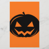 Schwarzer Kürbis Briefpapier (Vorderseite)