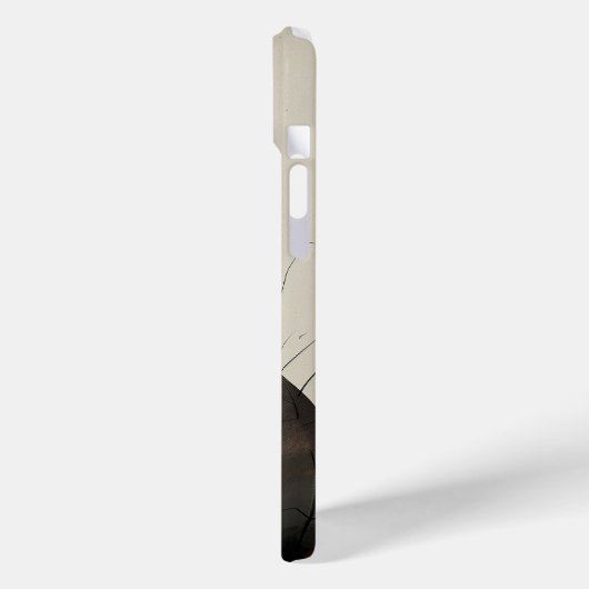 Schwarzer Kürbis Case-Mate iPhone Hülle (Rückseite / Links)