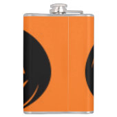 Schwarzer Kürbis Flachmann (Rückseite)