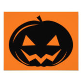 Schwarzer Kürbis Fotodruck (Vorne)