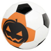 Schwarzer Kürbis Fußball (Dreiviertel)