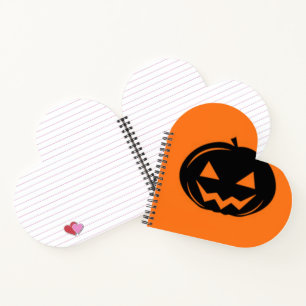 Schwarzer Kürbis Notizblock