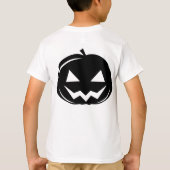 Schwarzer Kürbis T-Shirt (Rückseite)