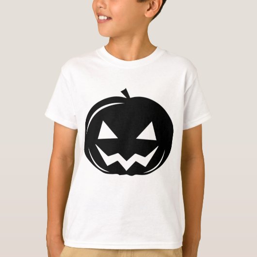 Schwarzer Kürbis T-Shirt (Vorderseite)