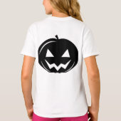 Schwarzer Kürbis T-Shirt (Rückseite)