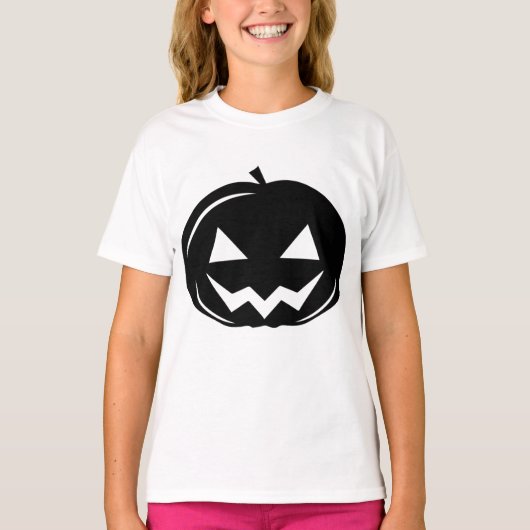 Schwarzer Kürbis T-Shirt (Vorderseite)