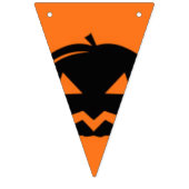Schwarzer Kürbis Wimpelkette (Zweite Fahne)