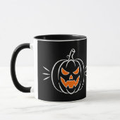 Schwarzer Kürbismug Tasse (Links)
