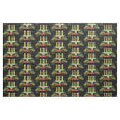 Schwarzer Kwanzagewebt Stoff (Fat Quarter (45,7 x 55,9 cm))