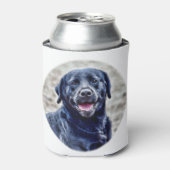 Schwarzer Lab Dosenkühler (Kanne Vorderseite)
