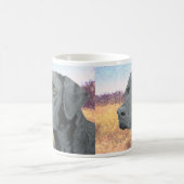 Schwarzer Lab Kaffeetasse (Mittel)