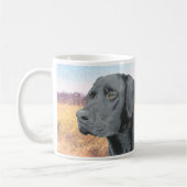 Schwarzer Lab Kaffeetasse (Links)