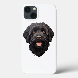 Schwarzer Labradoodle Case-Mate iPhone Hülle