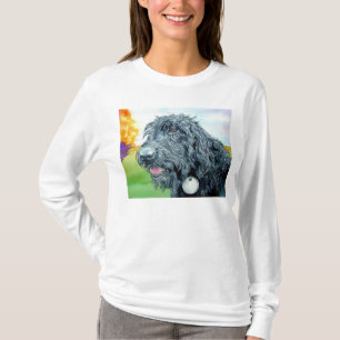 Schwarzer Labradoodle Ralph T - Shirt