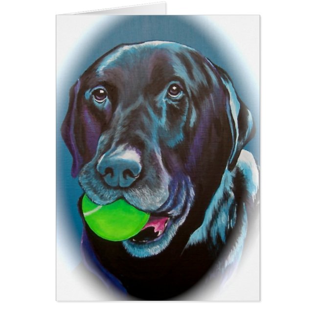 Schwarzer Labrador (Vorne)