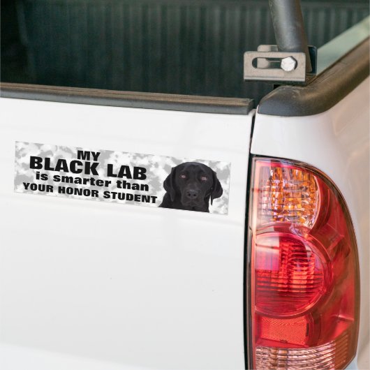 Schwarzer Labrador Autoaufkleber (Auf Lkw)