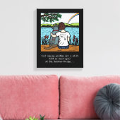 Schwarzer Labrador Engel und Mama 3 Leinwand (Insitu (Wohnzimmer))