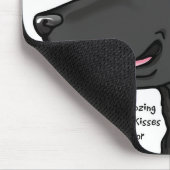 Schwarzer Labrador-Gehirn-Atlas Mousepad (Ecke)