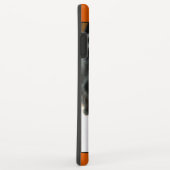 Schwarzer Labrador-Hund mit Schmetterling Case-Mate iPhone Hülle (Hinten/Rechts)