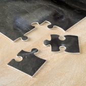 Schwarzer Labrador-Hund Puzzle (Seite)