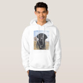SCHWARZER LABRADOR LABRADOR HOODIE (Vorne ganz)