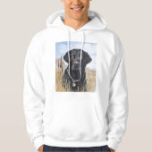 SCHWARZER LABRADOR LABRADOR HOODIE (Vorderseite)