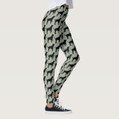 Schwarzer Labrador Leggings (Rechts)