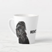 Schwarzer Labrador Milchtasse (Linke Ecke)