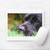 schwarzer Labrador Mousepad (Mit Mouse)