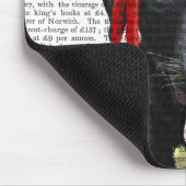 Schwarzer Labrador Pirate Mousepad (Ecke)