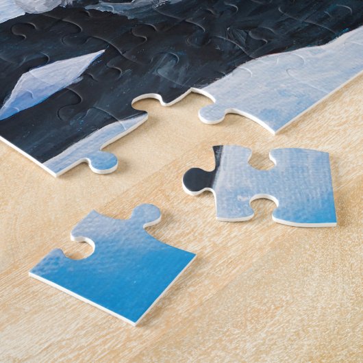 Schwarzer Labrador Puzzle (Seite)