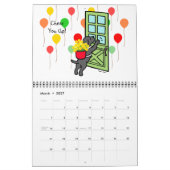 Schwarzer Labrador Retriever Cartoon Calendar 2015 Kalender (Mär 2027)