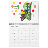 Schwarzer Labrador Retriever Cartoon Calendar 2015 Kalender (Mär 2026)