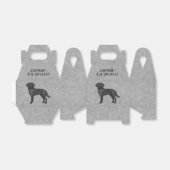 Schwarzer Labrador Retriever Custom Kindergeburtst Geschenkschachtel (Ungefaltet)