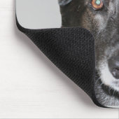 Schwarzer Labrador Retriever Dog Mousepad (Ecke)