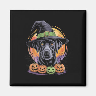 Schwarzer Labrador Retriever Halloween Für Männer Magnet