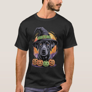 Schwarzer Labrador Retriever Halloween Für Männer  T-Shirt