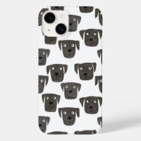 Schwarzer Labrador Retriever Hund