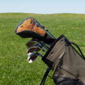 Schwarzer Labrador Retriever Hund Golf Headcover (In SItu)