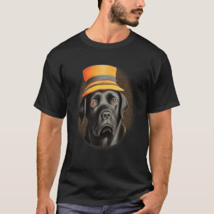Schwarzer Labrador Retriever Hund - Lustiger Süßer T-Shirt
