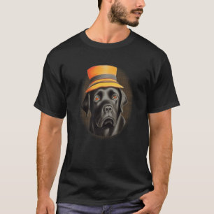 Schwarzer Labrador Retriever Hund Süßer Hund Lab M T-Shirt
