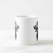 Schwarzer Labrador Retriever Kaffeetasse (Mittel)